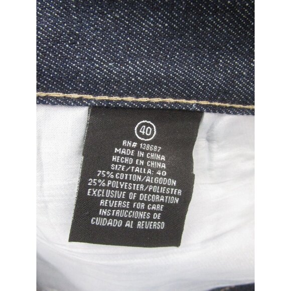 VINTAGE Hip Hop Jeans 40 Jeanetix Baggy Loose Denim Flap Pockets 40X31 - Picture 8 of 9